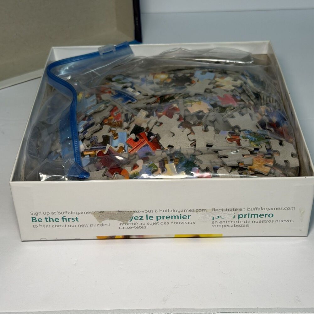 Buffalo Games Darrell Bush LOON LAKE 1000 Piece Puzzle - 26.75" x 19.75" - Used - Picture 5 of 12
